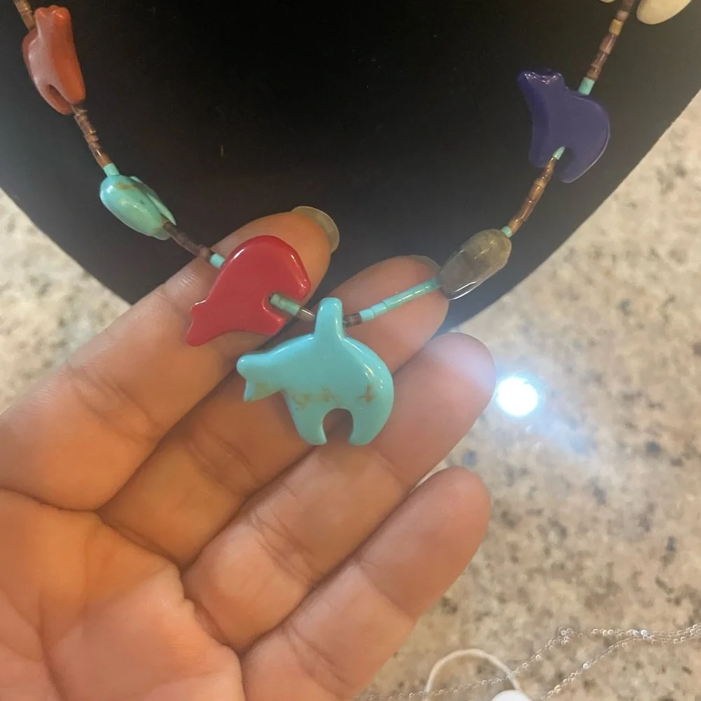 Vintage Animal Fetish Necklace - Picture 3 of 5